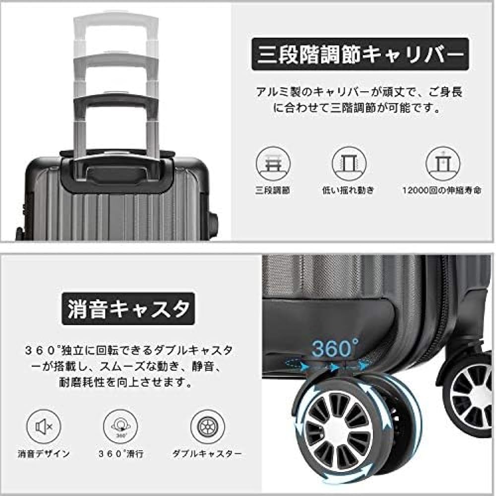Amazon | [売店] スーツケース キャリーバッグ キャリーケース